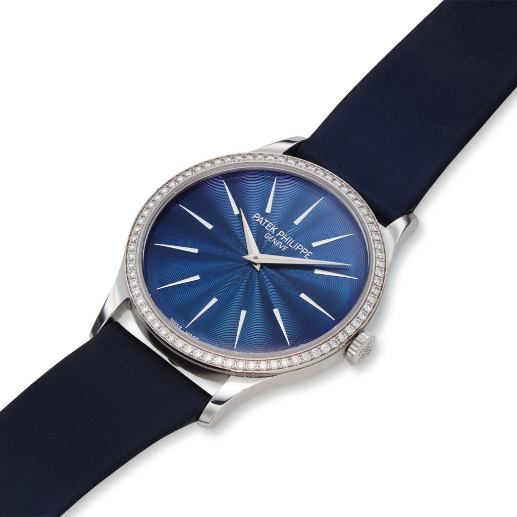 PATEK PHILIPPE WHITE GOLD AND DIAMOND WRISTWATCH REF. 4897G-001