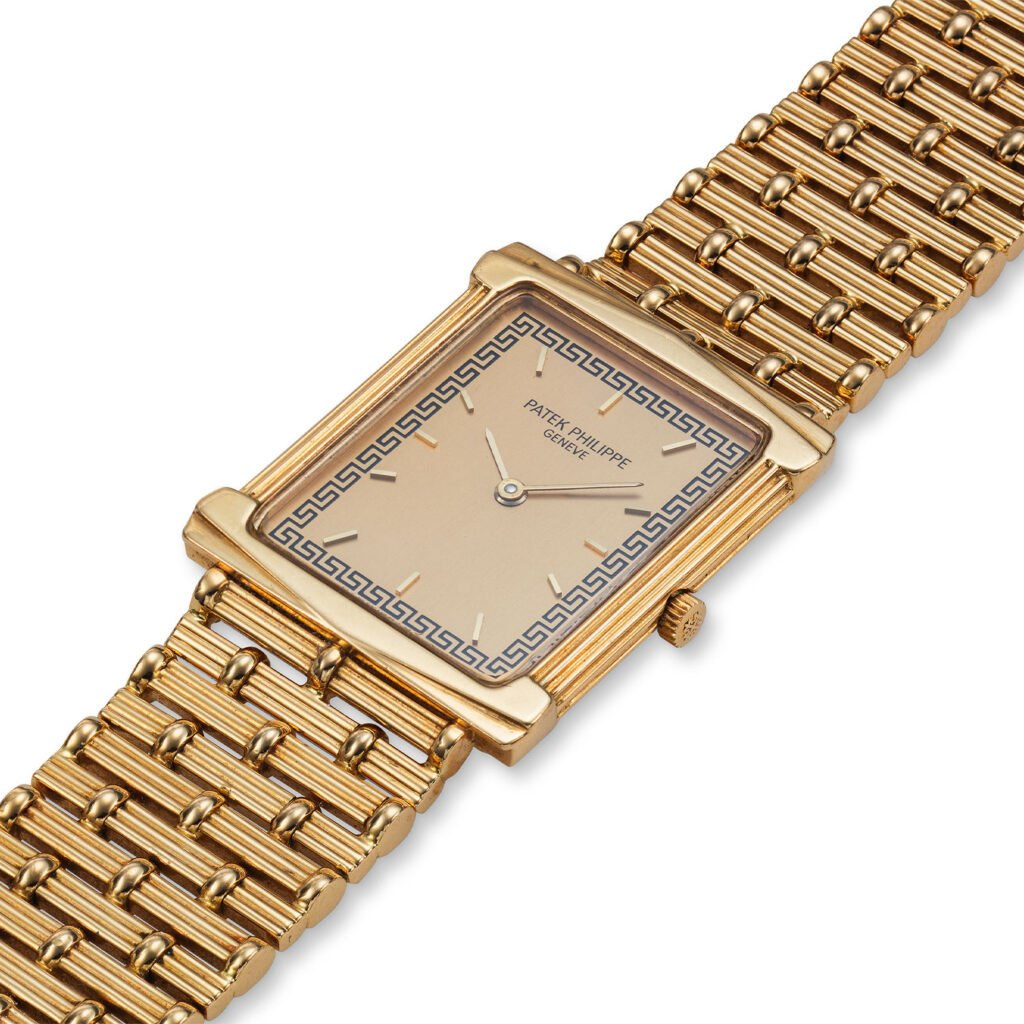 PATEK PHILIPPE YELLOW GOLD BRACELET WATCH REF. 3775/1J