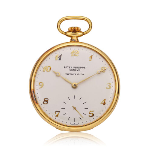 Patek philippe 18k gold pocket watch best sale