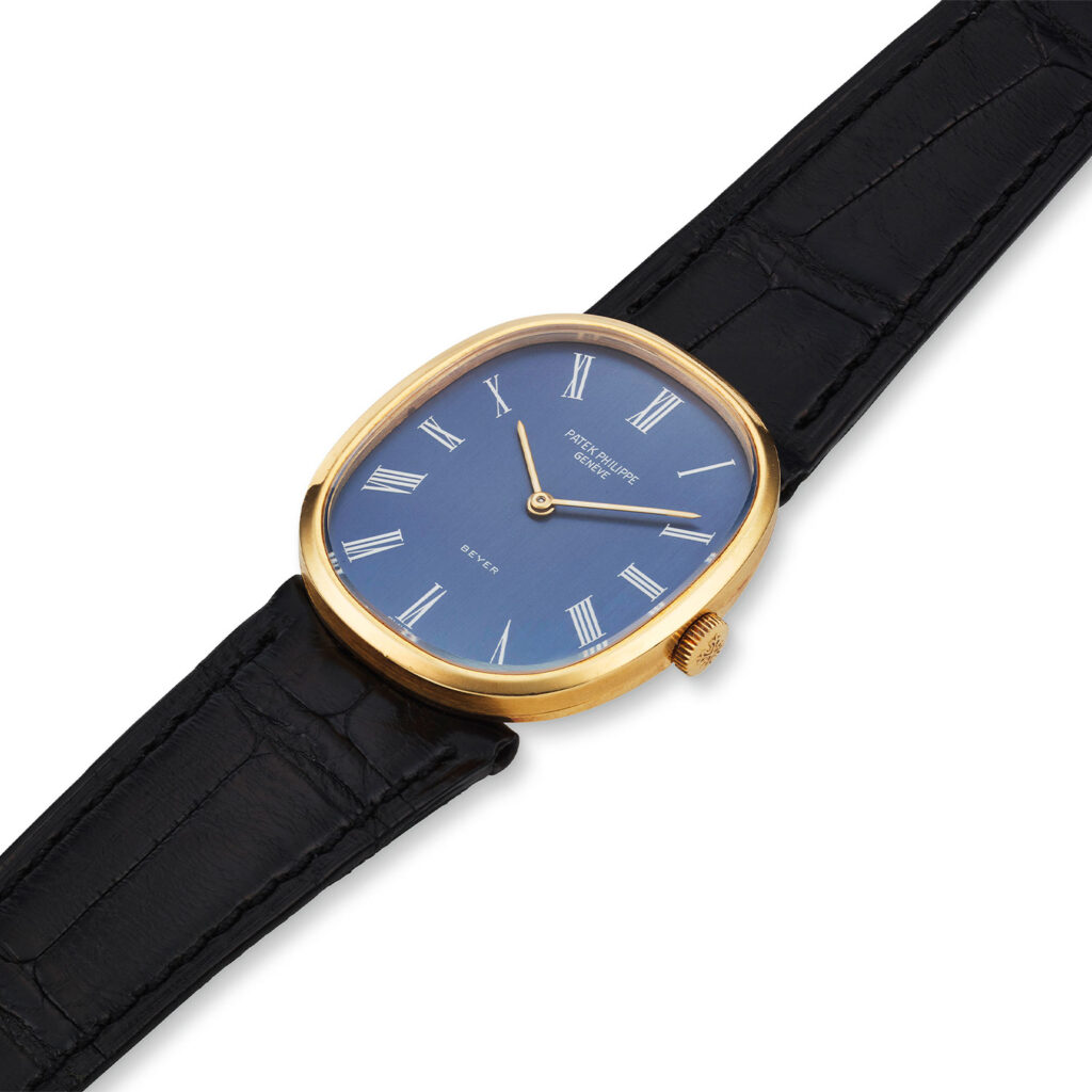 PATEK PHILIPPE YELLOW GOLD ELLIPSE WRISTWATCH, REF. 3548J