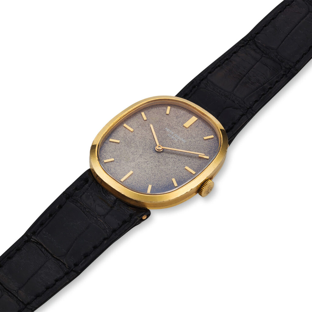 PATEK PHILIPPE ELLIPSE WRISTWATCH WITH BLUE DIAL, REF. 3548J