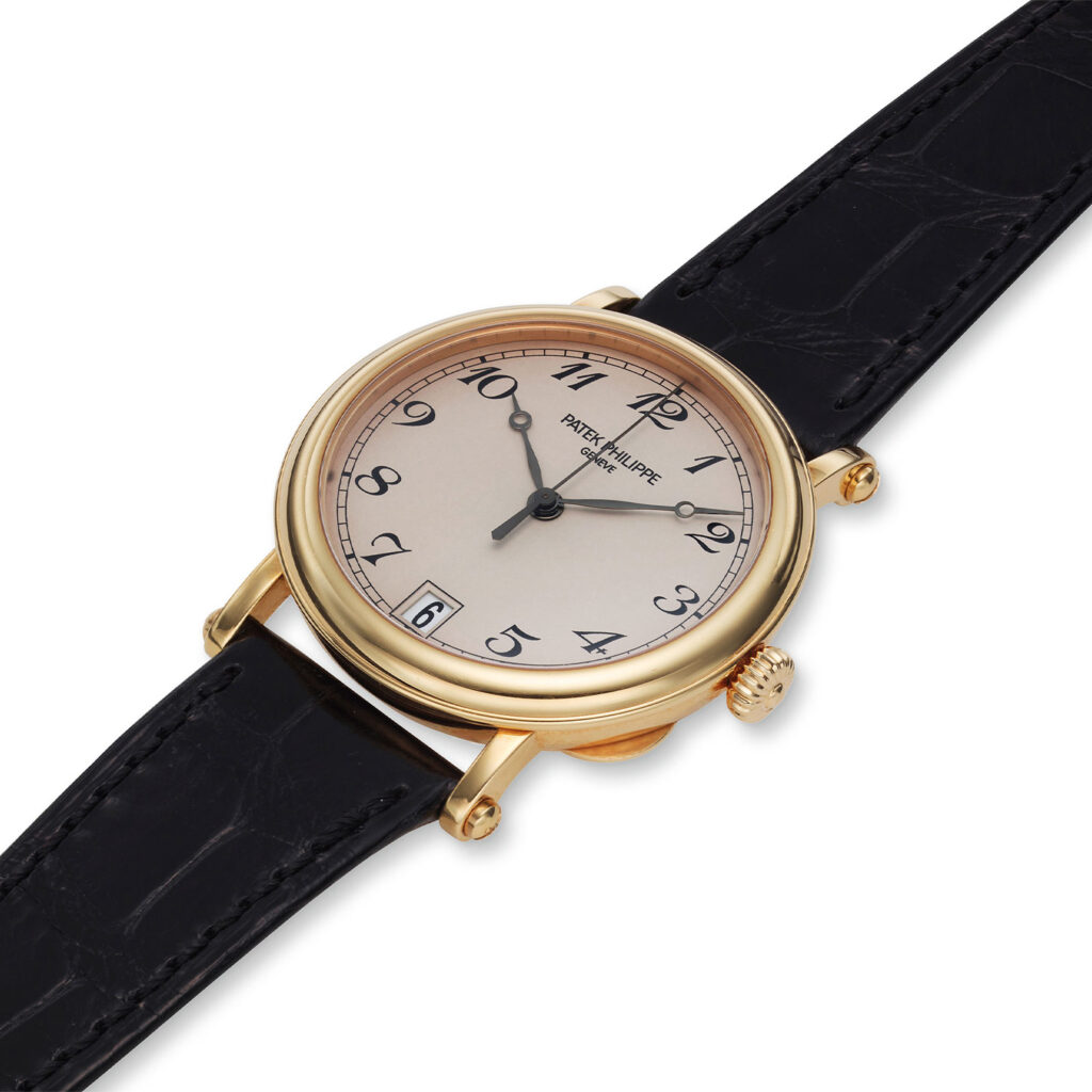 PATEK PHILIPPE YELLOW GOLD OFFICER WRISTWATCH REF. 5053J