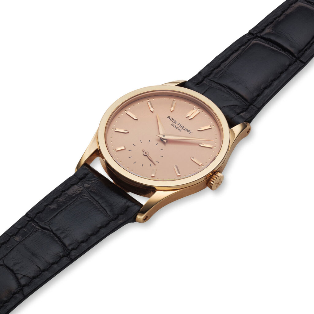 PATEK PHILIPPE PINK GOLD MANUAL CALATRAVA, REF. 3796R