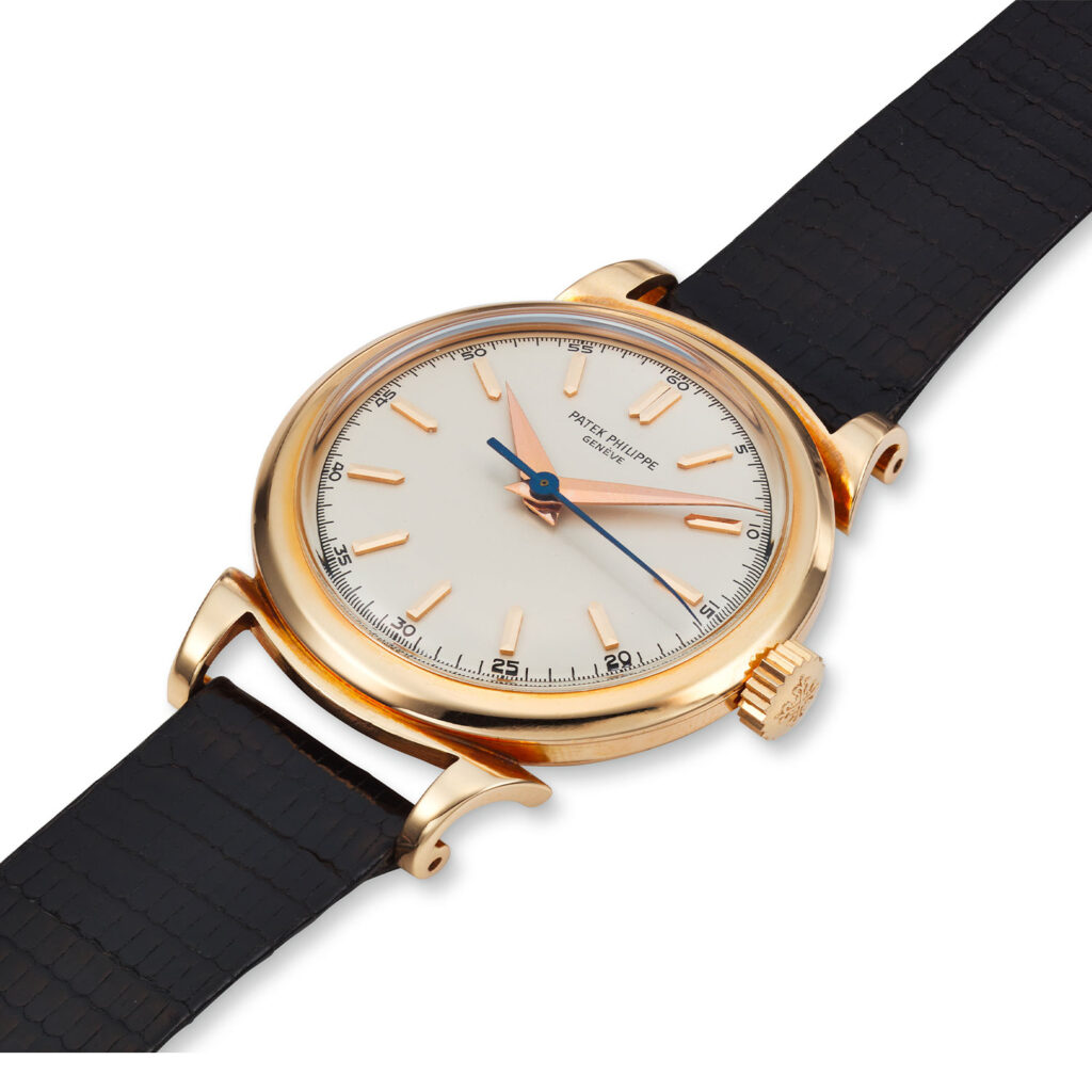 PATEK PHILIPPE ROSE GOLD SCROLL LUG CALATRAVA, REF. 1491R