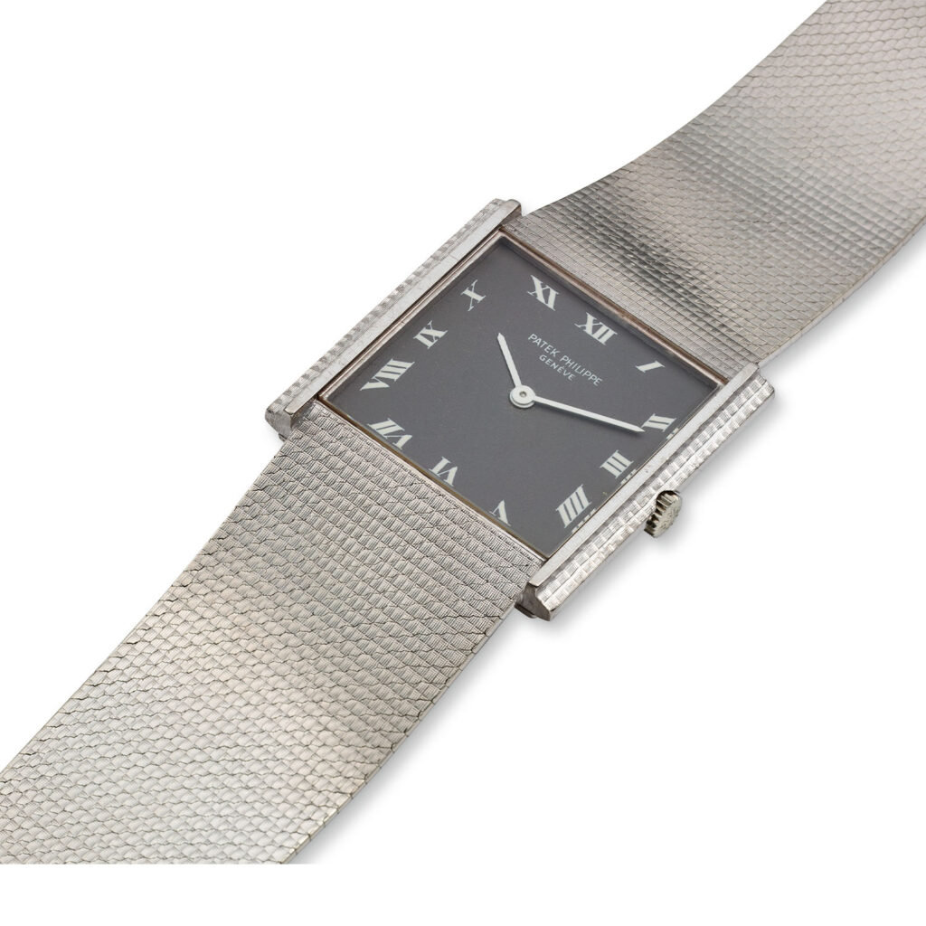 PATEK PHILIPPE WHITE GOLD BRACELET WATCH REF. 3494G