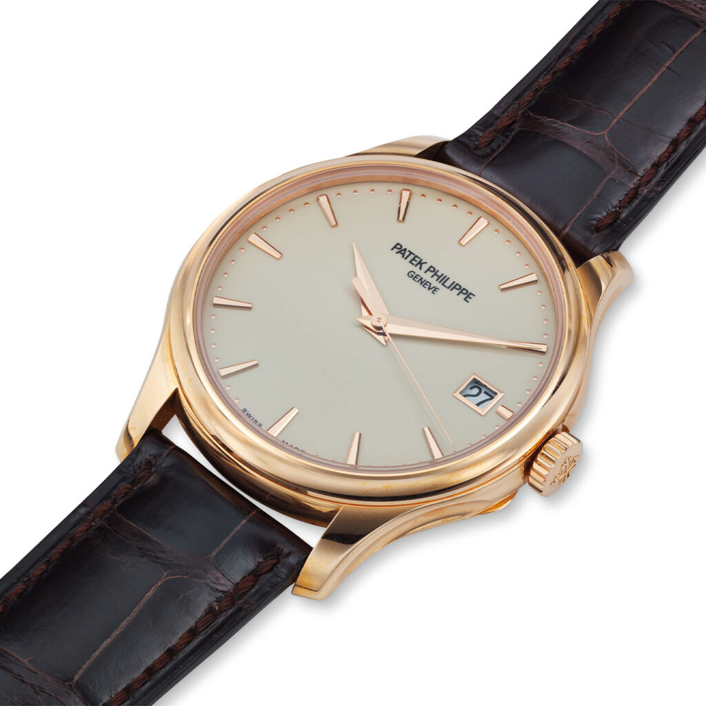 PATEK PHILIPPE ROSE GOLD CALATRAVA WITH HINGED CASEBACK, REF. 5227R