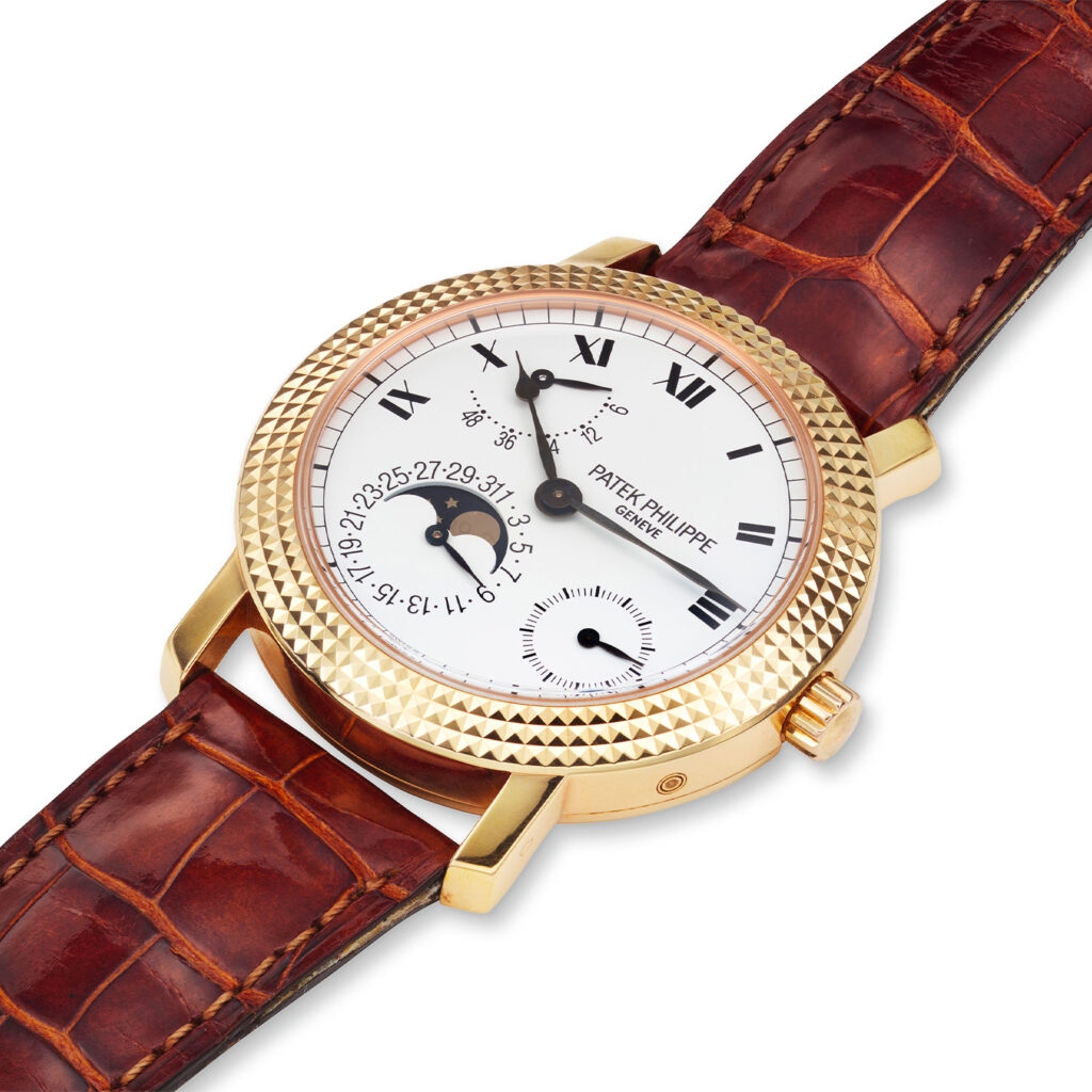 LIMITED EDITION PATEK PHILIPPE ROSE GOLD MOONPHASE POWER RESERVE, REF. 5057R