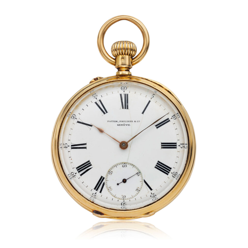 PATEK PHILIPPE OPEN FACE POCKET WATCH