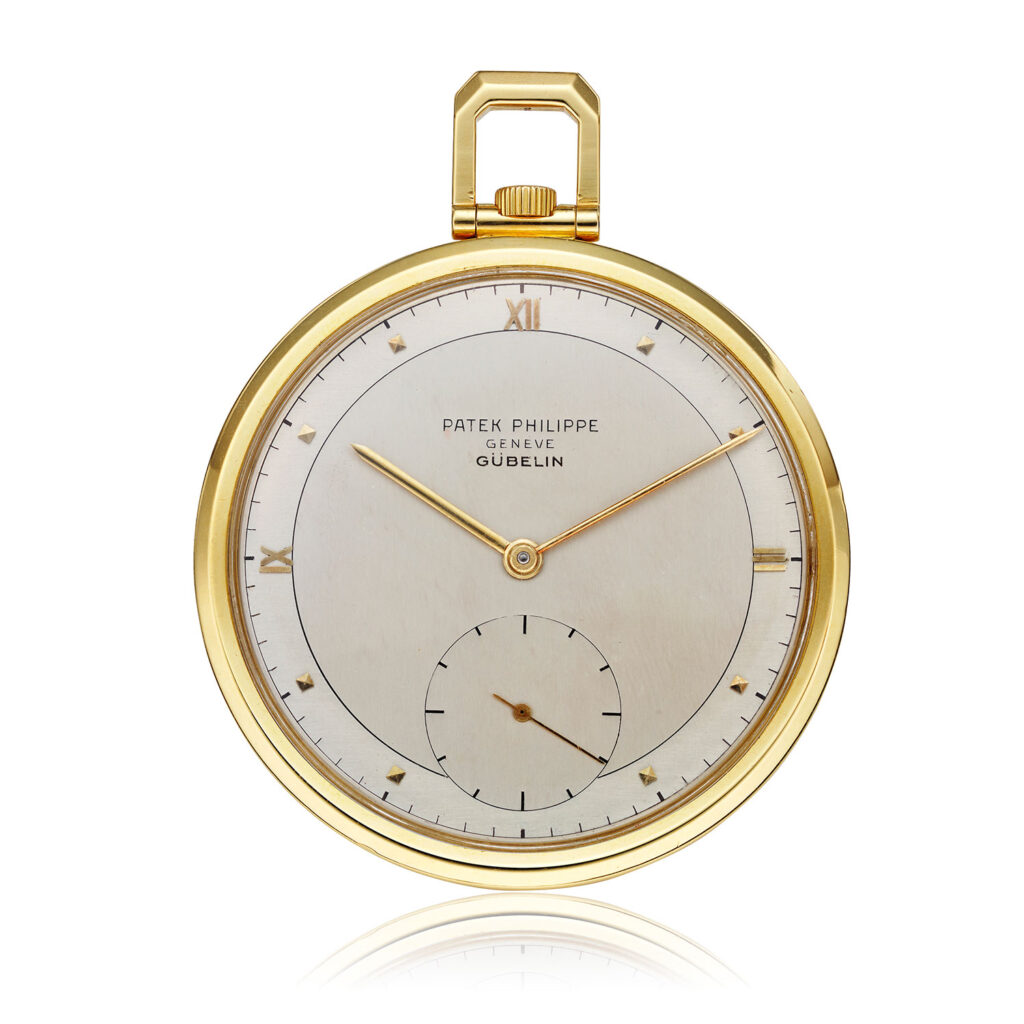 PATEK PHILIPPE YELLOW GOLD POCKET WATCH REF. 707J