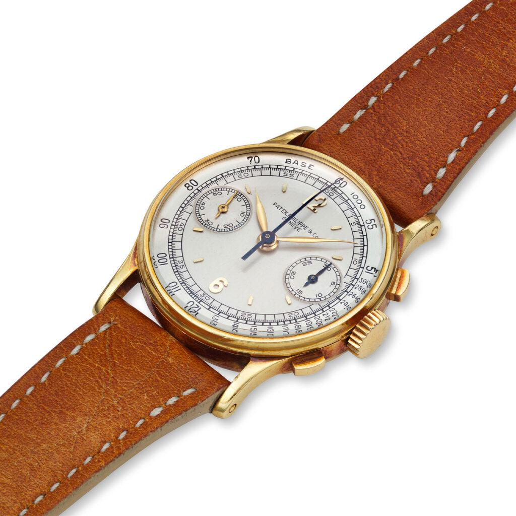 PATEK PHILIPPE YELLOW GOLD CHRONOGRAPH REF. 130J
