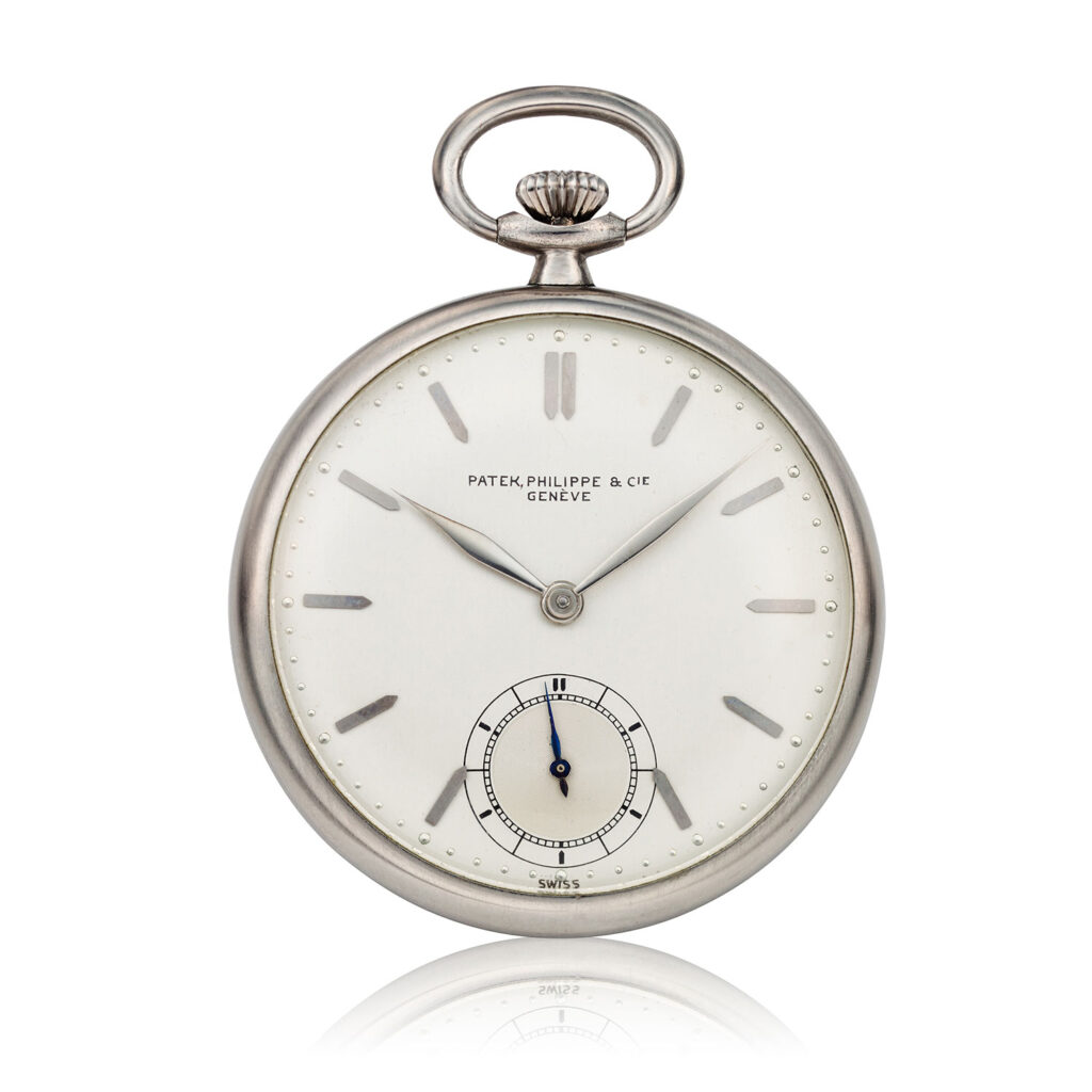 PATEK PHILIPPE STEEL POCKET WATCH
