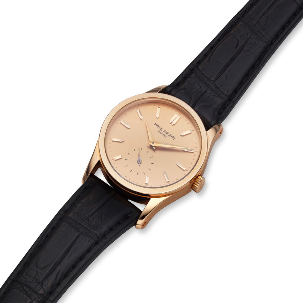 PATEK PHILIPPE PINK GOLD MANUAL CALATRAVA, REF. 3796R