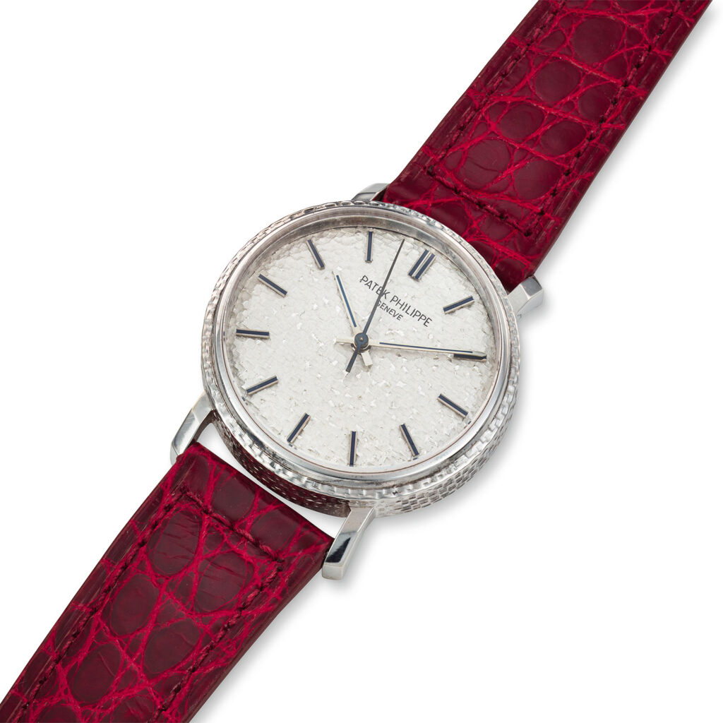 PATEK PHILIPPE WHITE GOLD AND ENAMEL REF. 3563/2G