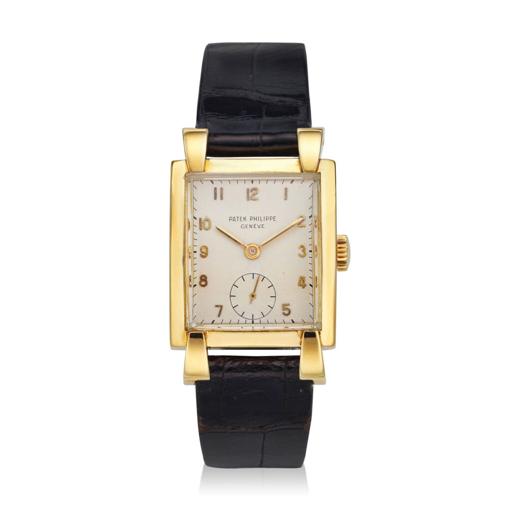 PATEK PHILIPPE RECTANGULAR WRISTWATCH REF. 2427J