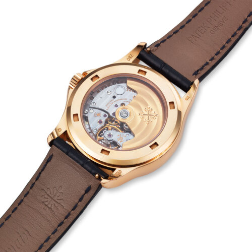 PATEK PHILIPPE ROSE GOLD AND DIAMOND CALATRAVA REF. 5108R