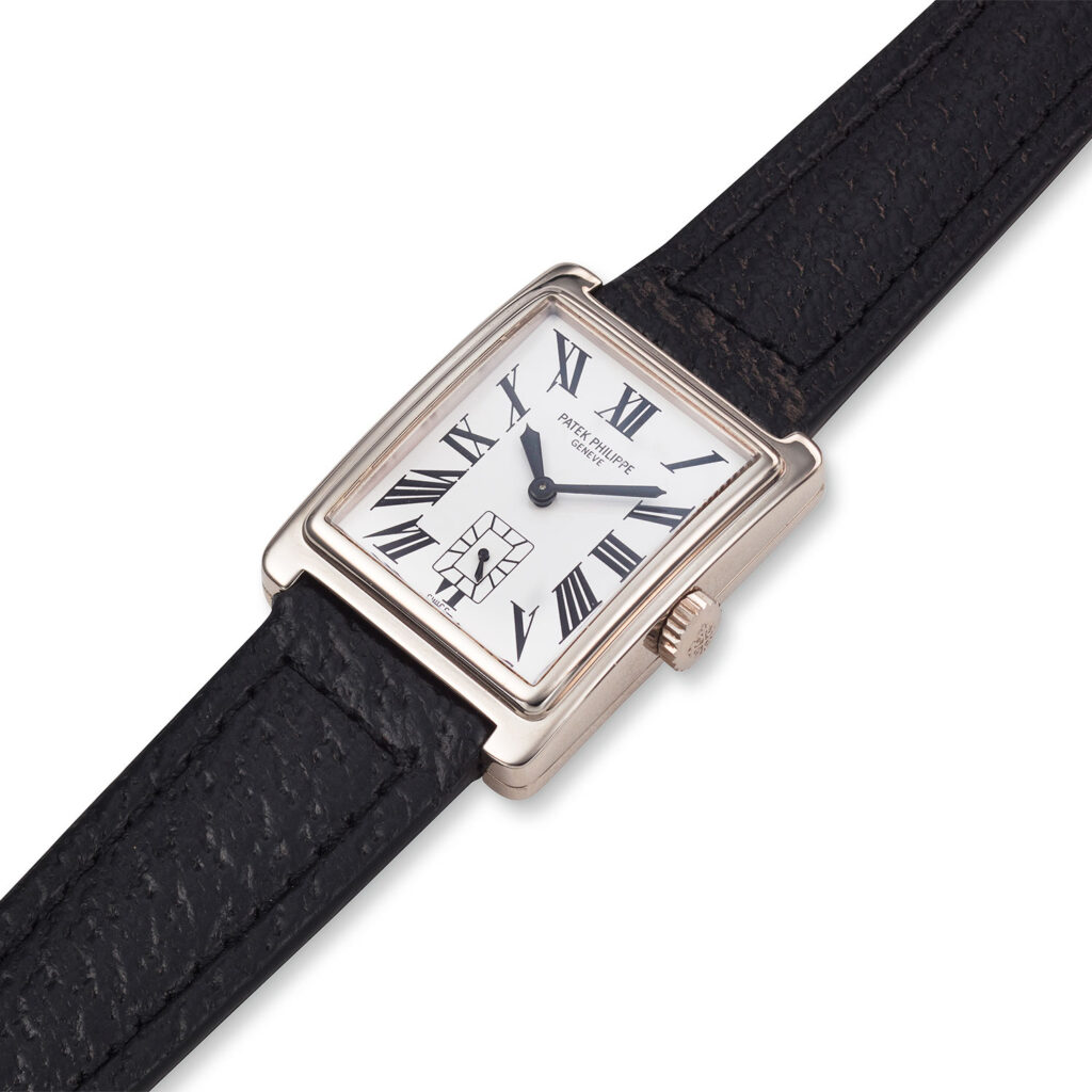 PATEK PHILIPPE RECTANGULAR WRISTWATCH REF. 5010G