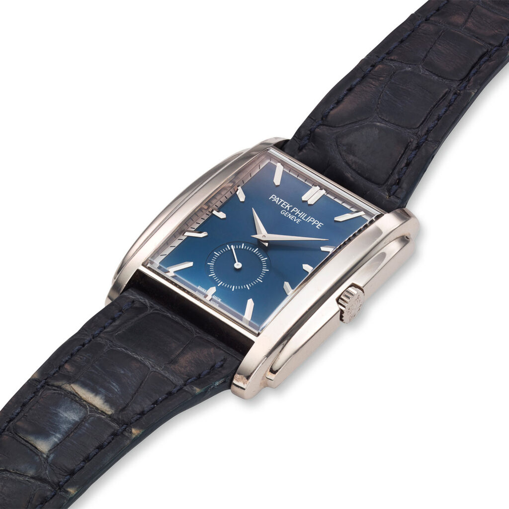 PATEK PHILIPPE GONDOLO REF. 5124G-001 WITH BLUE SUNBURST DIAL
