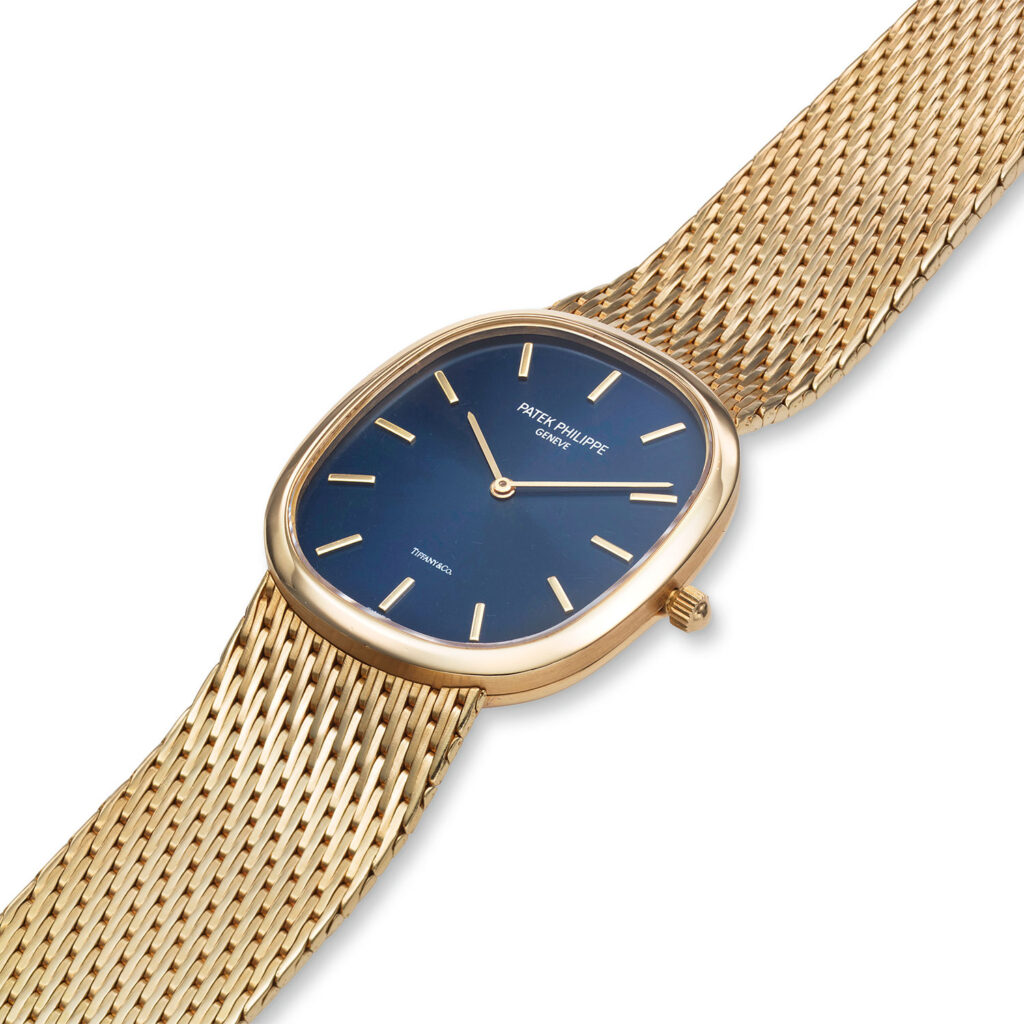 PATEK PHILIPPE GOLDEN ELLIPSE REF. 3938/1J WITH TIFFANY & CO. SIGNED DIAL