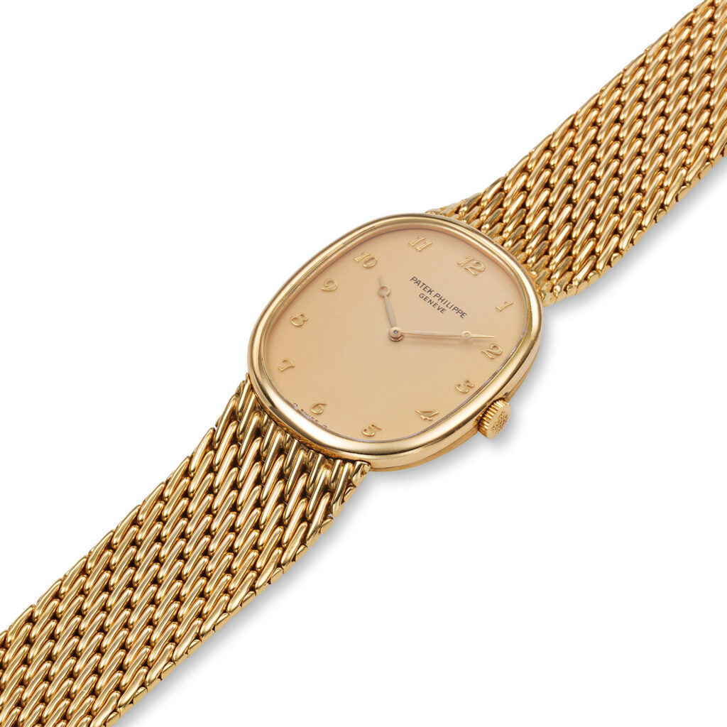 PATEK PHILIPPE GOLDEN ELLIPSE  WITH APPLIED GILT BREGUET DIAL, REF. 3848/8J