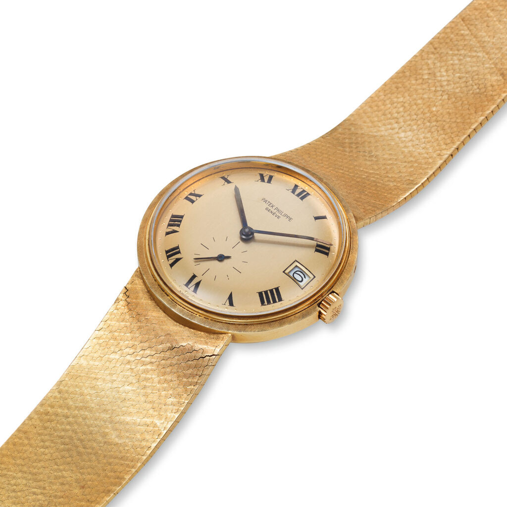 PATEK PHILIPPE YELLOW GOLD BRACELET WATCH REF. 3445/6J