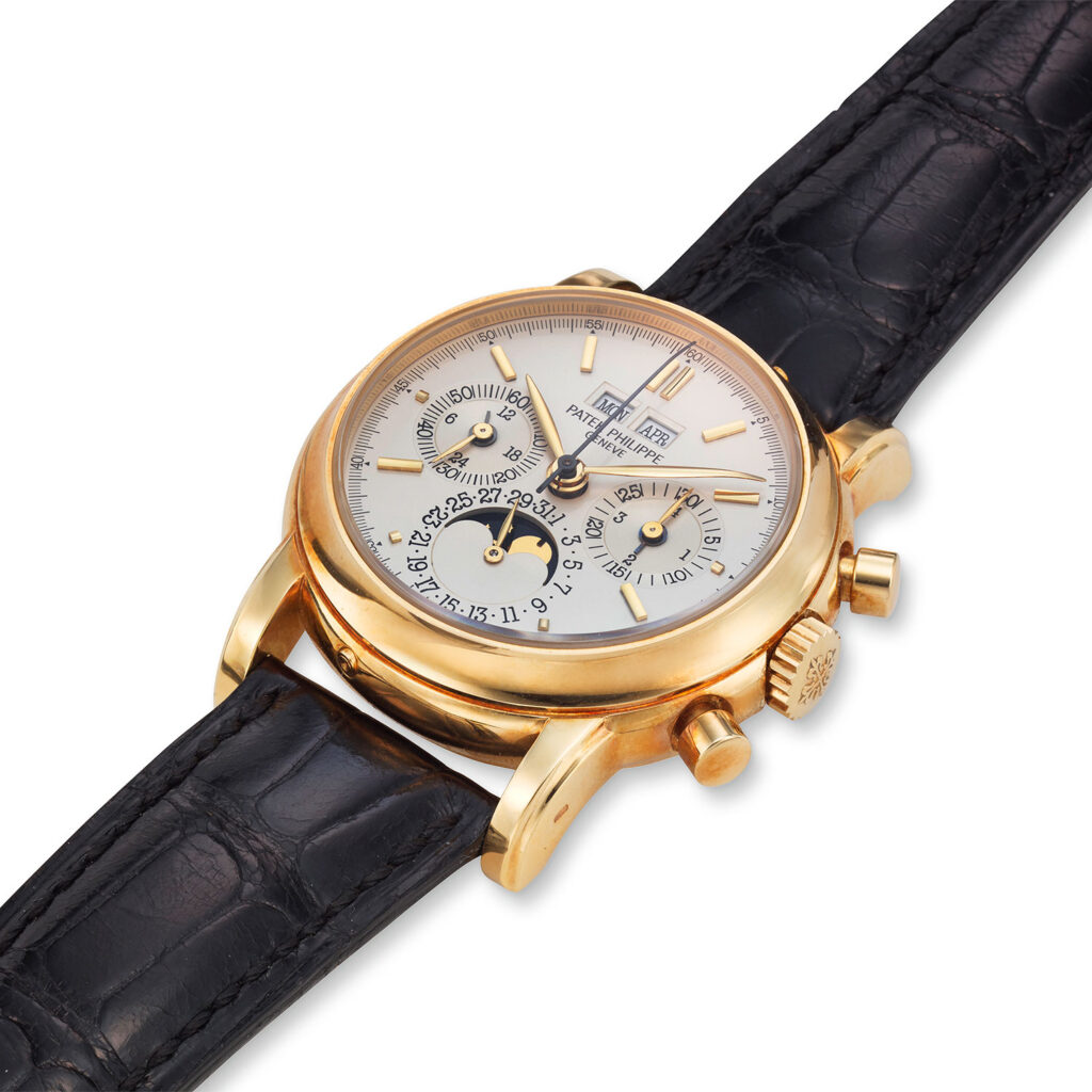 FULL SET SECOND SERIES PATEK PHILIPPE YELLOW GOLD REF. 3970EJ