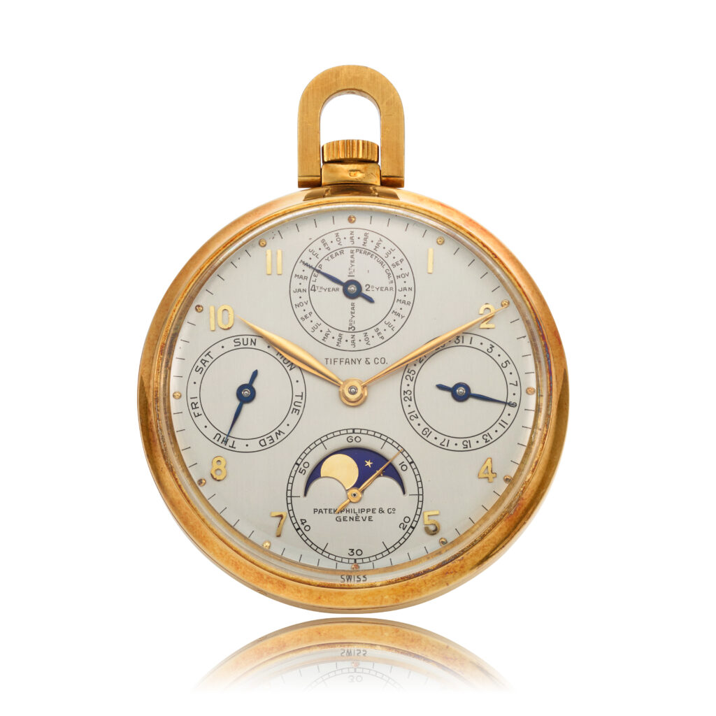 PATEK PHILIPPE PERPETUAL CALENDAR POCKET WATCH REF. 725J