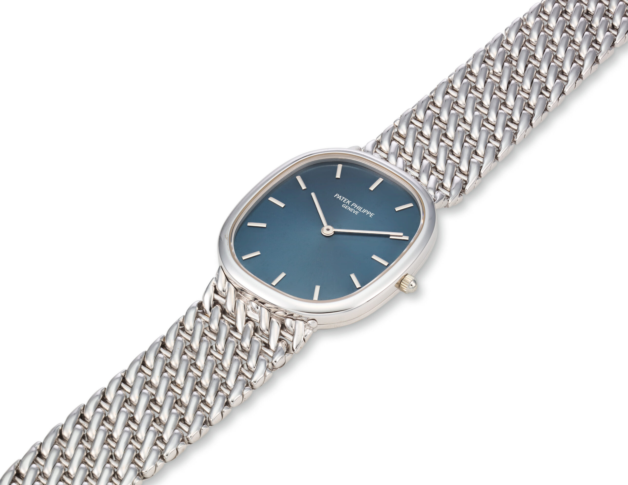 PATEK PHILIPPE WHITE GOLD ELLIPSE BRACELET REF. 3738/117G