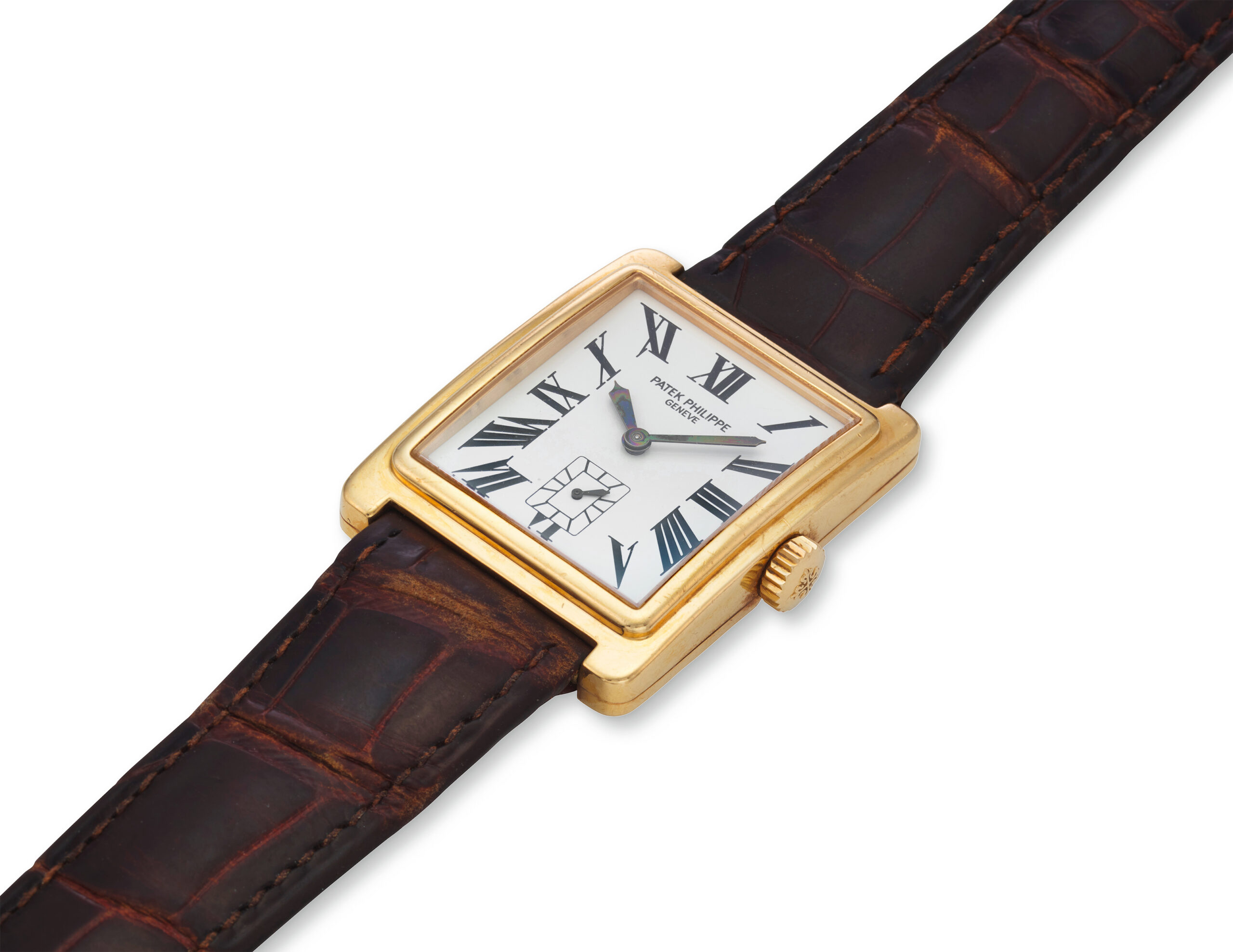 THE RENÉ BITTEL COLLECTION: Patek Philippe Rectangular Wristwatch Ref. 5010J