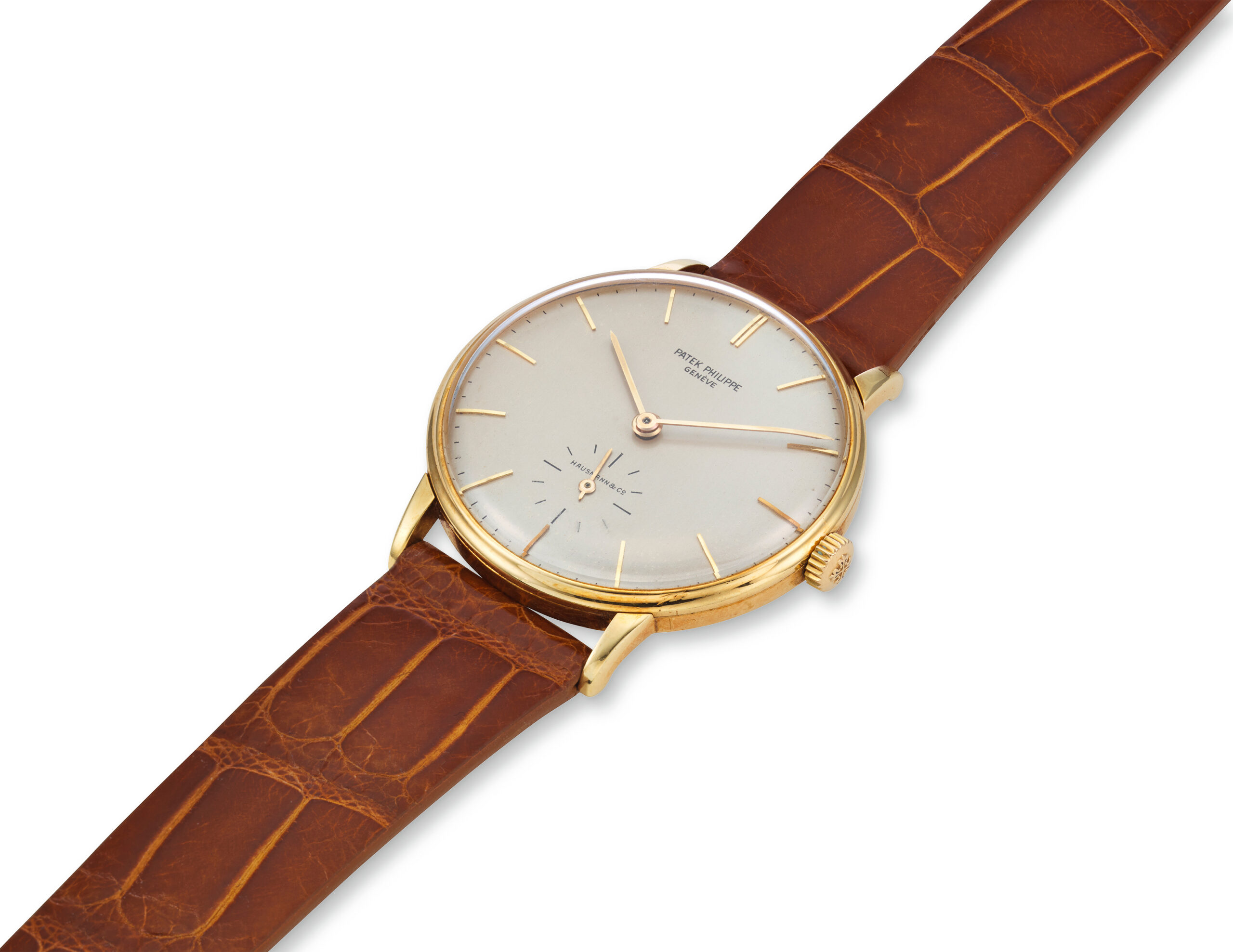 PATEK PHILIPPE YELLOW GOLD AMAGNETIC WRISTWATCH REF. 3410J