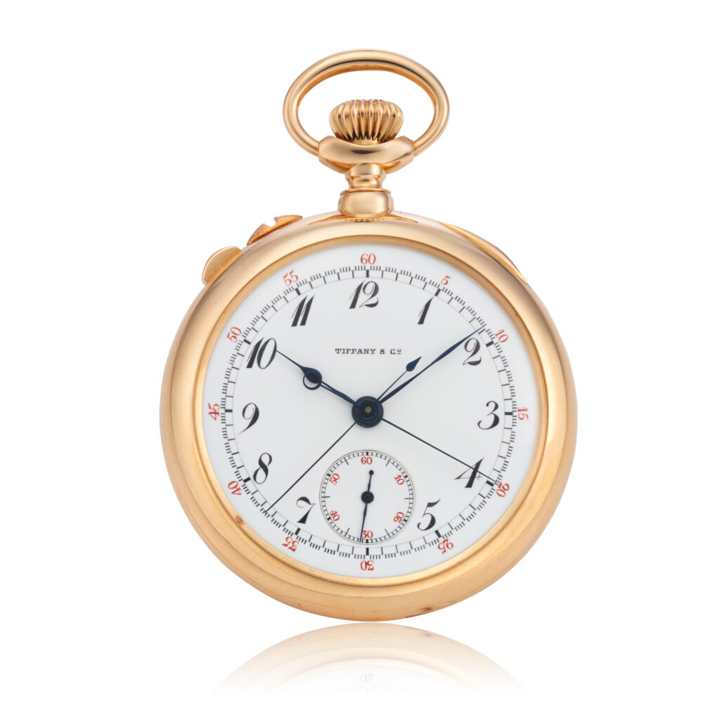 PATEK PHILIPPE SPLIT SECONDS POCKET WATCH WITH BREGUET NUMBERS