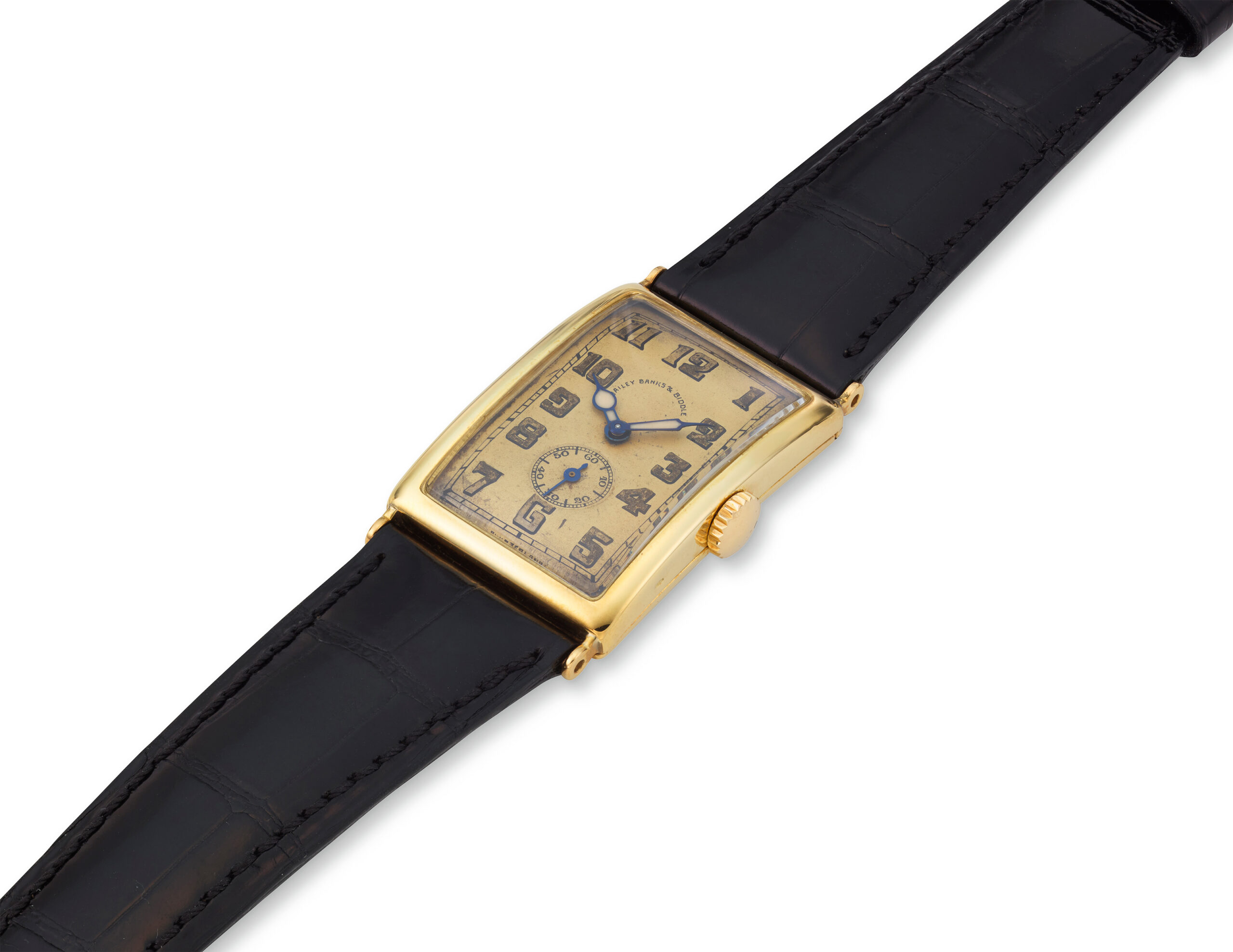 PATEK PHILIPPE REF. 10 YELLOW GOLD RECTANGULAR WRISTWATCH