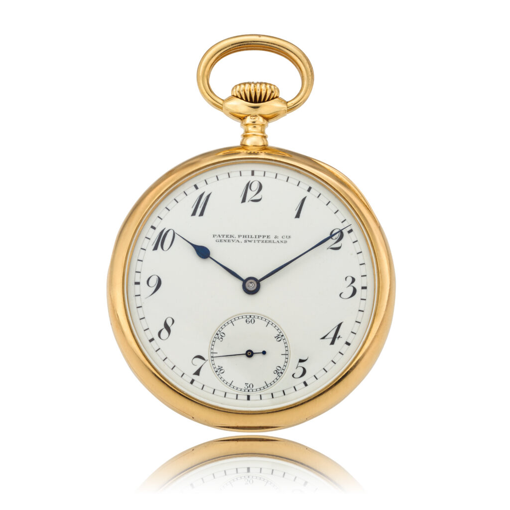 PATEK PHILIPPE YELLOW GOLD POCKET WATCH