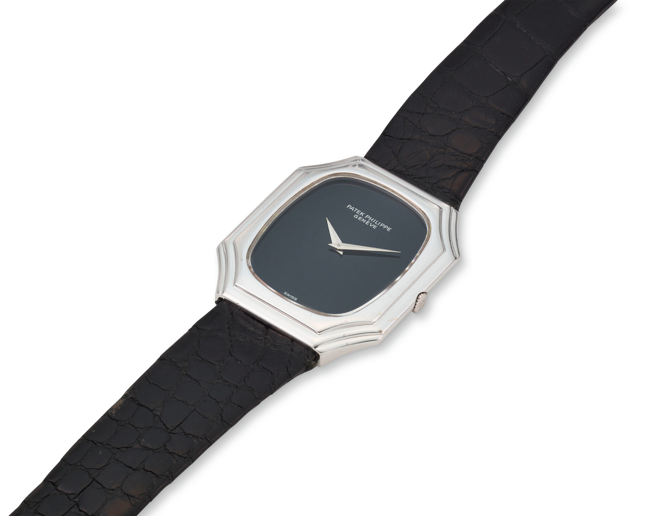 PATEK PHILIPPE WHITE GOLD AND ONYX REF. 3729G