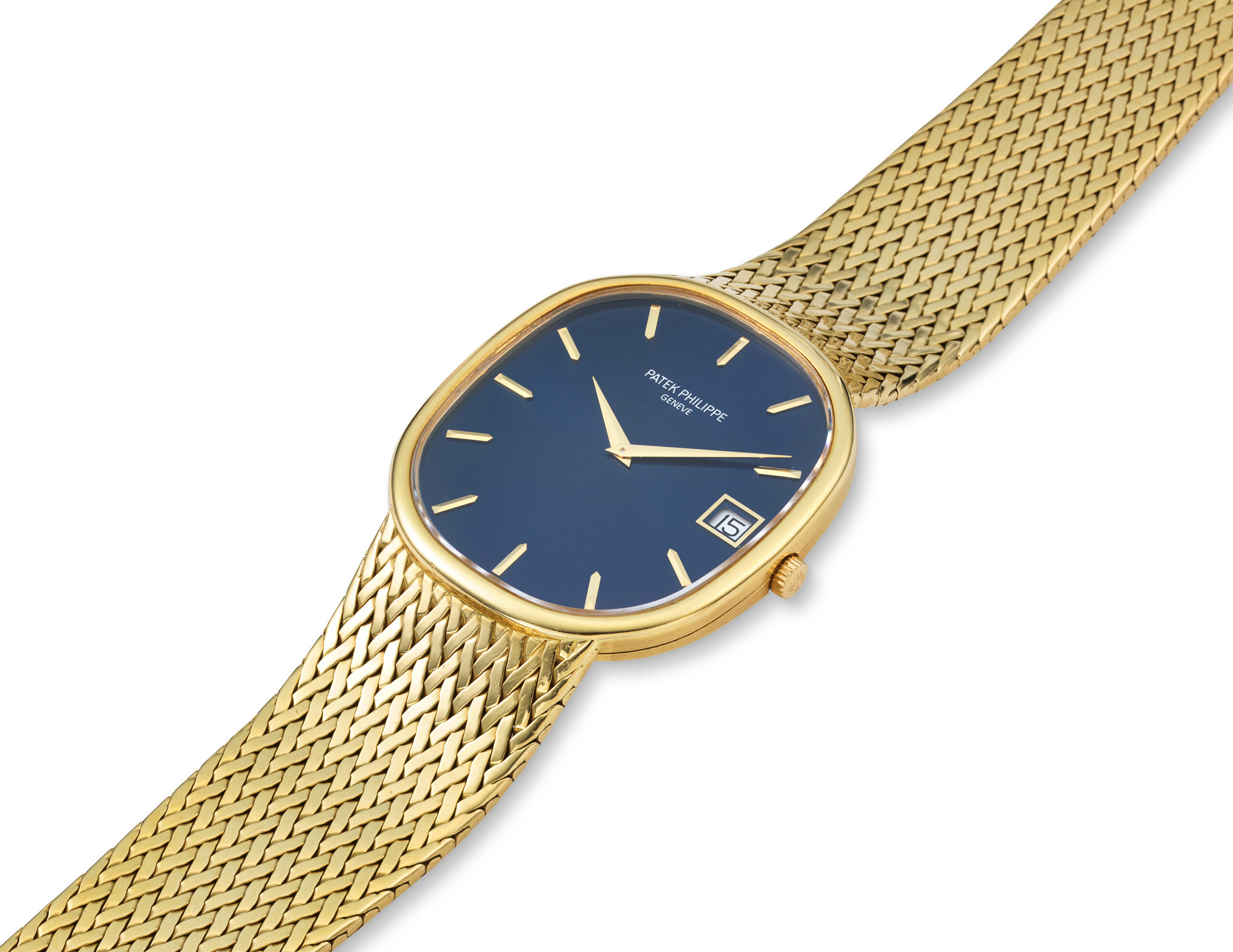 PATEK PHILIPPE YELLOW GOLD ELLIPSE BRACELET WATCH, REF. 3605/1J