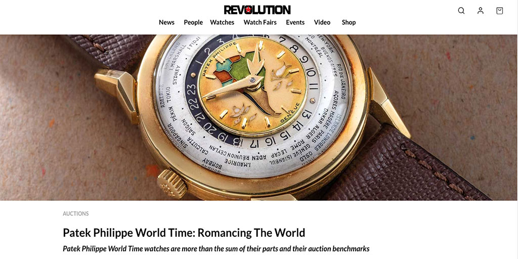 Patek Philippe World Time: Romancing The World