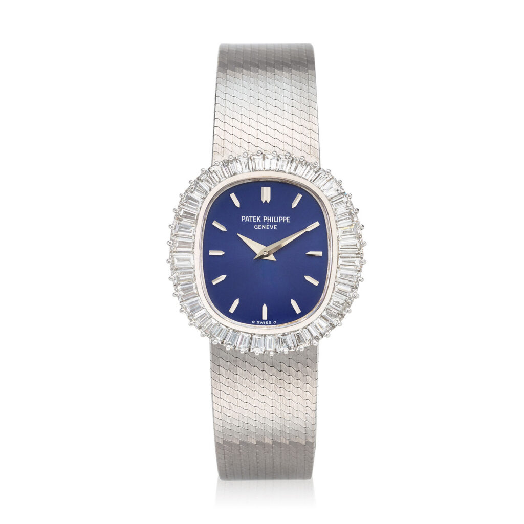 PATEK PHILIPPE DIAMOND-SET BRACELET WATCH REF. 4138/1G